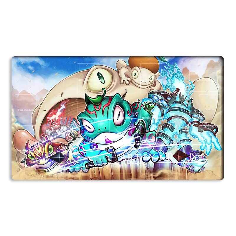 MTGプレイマット　Spore Frog Family Spore Frog🐸🐸💨